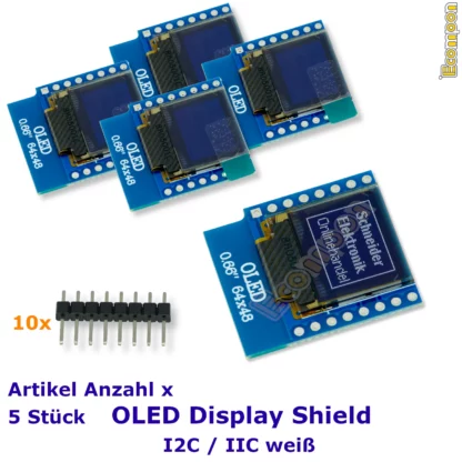 0.66-zoll-oled-display-modul-shield-wemos-d1-5-stueck