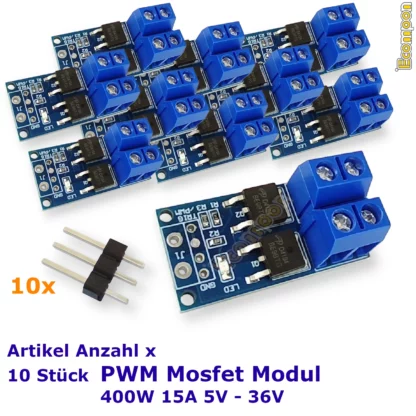 400w-pwm-mosfet-modul-zur-regelung-von-verbrauchern-bis-15a-dauerstrom-und-35v-maximaler-spannung-mit-2-d4184-mosfets-10d4-stueck