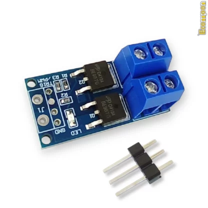 400w-pwm-mosfet-modul-zur-regelung-von-verbrauchern-bis-15a-dauerstrom-und-35v-maximaler-spannung-mit-2-d4184-mosfets-vorn-mit-pins