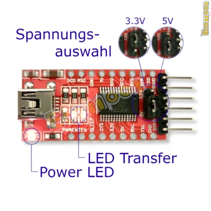 ft232rl-usb-schnittstellen-adapter-programmer-oben-beleuchtet