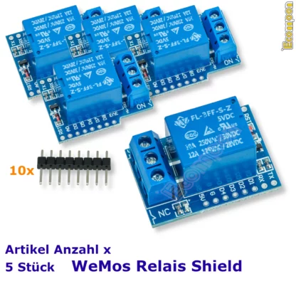 relais-shield-wemos-d1-modul-mini-5-stueck