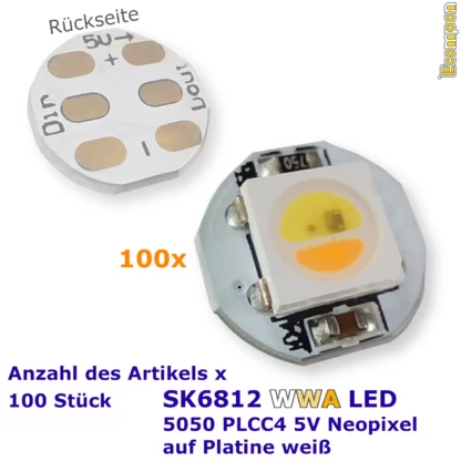 sk6812-adressierbare-5050-plcc4-wwa-led-5v-auf-einem-pcb-platine-weiss-neopixel-100-stueck