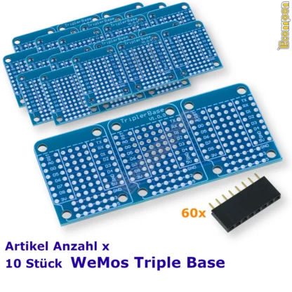 triple-base-prototype-board-wemos-d1-mini-10-stueck