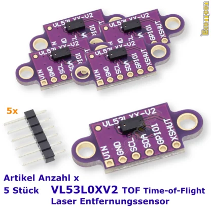 vl53l0xv2-entfernungsmesser-modul-lila-5-stueck